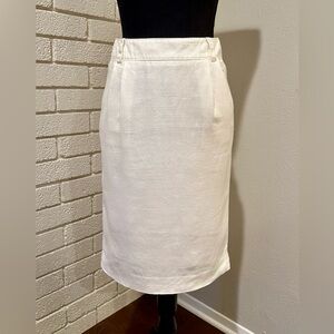 Banana Republic Midi Linen Pencil Skirt Size 0